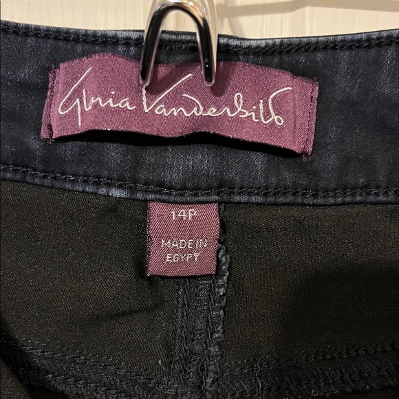 Gloria Vanderbilt Dark Blue Denim Bootcut Jeans 14 Petite - Picture 2 of 5